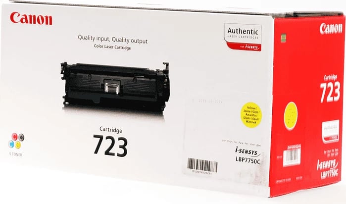 Toner, Canon, 723 / 2641B002, rendiment 8500 faqe, e verdhë