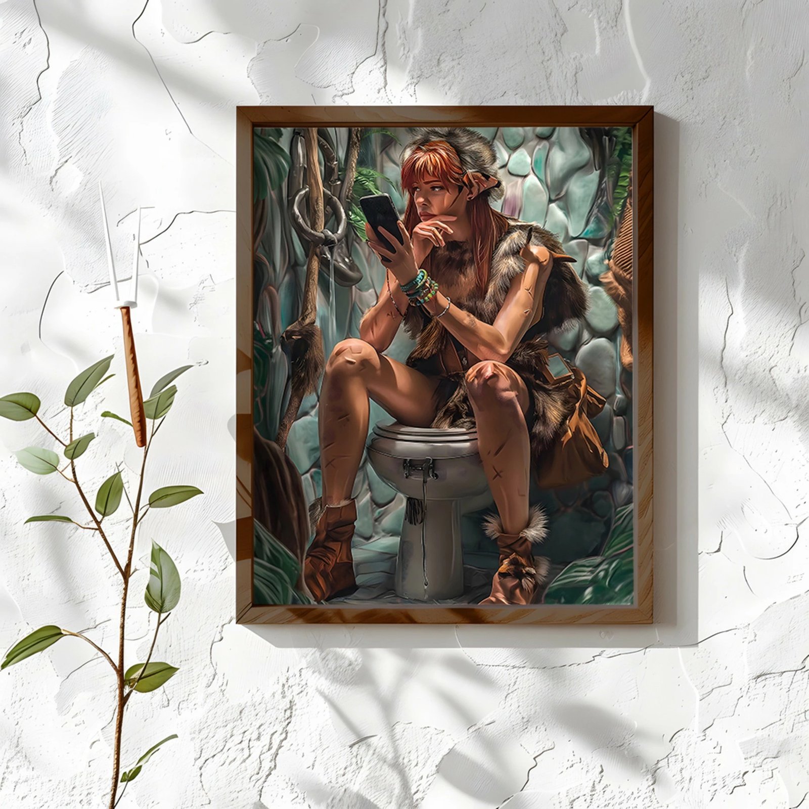 Pikturë dekorative me kornizë, MDF, shumëngjyrëshe, Wallity, AI168