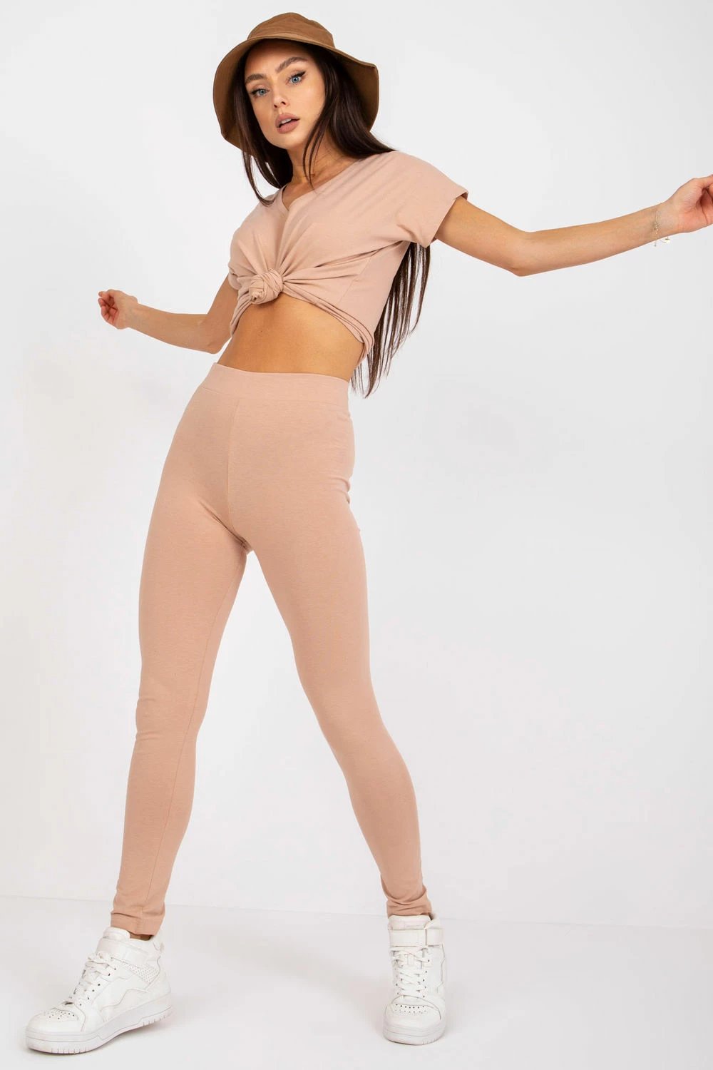 Leggings BFG 166033, femra, kafe