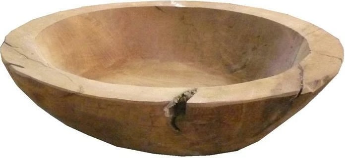 Enë dekorative Nextdeco Tribeca, dru tik, Ø39x11cm