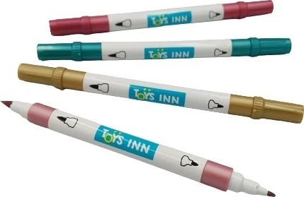 Set markerë akrilik metalik me dy maja Stnux STN9155, 12 copë Set markerë akrilik metalik me dy maja Stnux STN9155, 12 copë