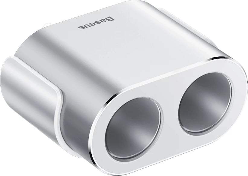 Karikues veture Baseus CRDYQ-0S, 2x dalje çakmaku 80W, 2x USB-A 3.1A, argjend