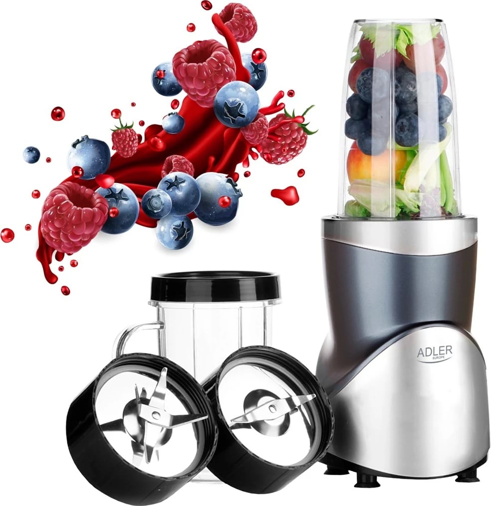 Blender tavoline Adler AD 4084, 0.7L, xham, 1200W, i zi