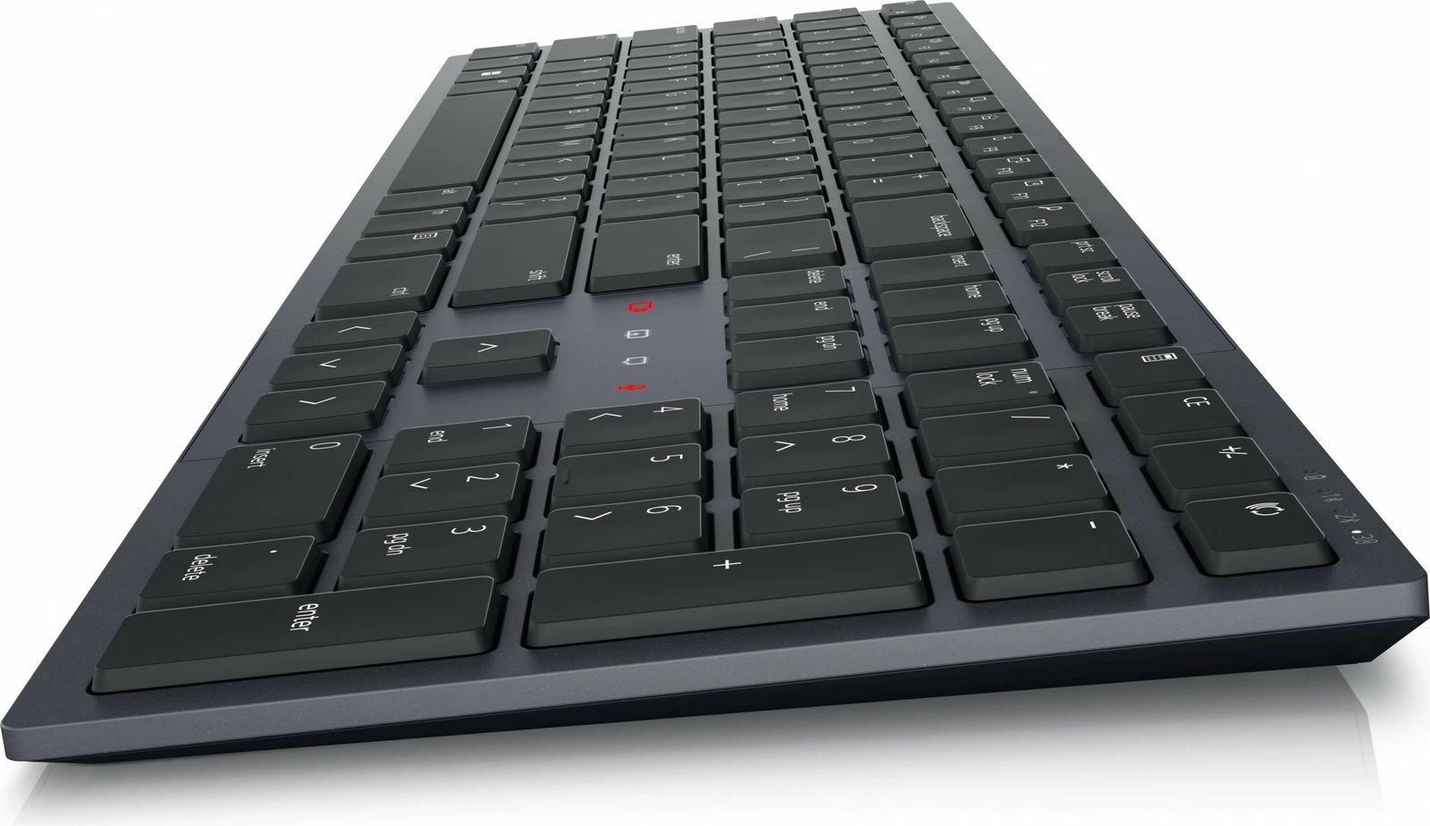 Tastierë DELL KB900, full-size, wireless, RF + Bluetooth, QWERTZ, grafit