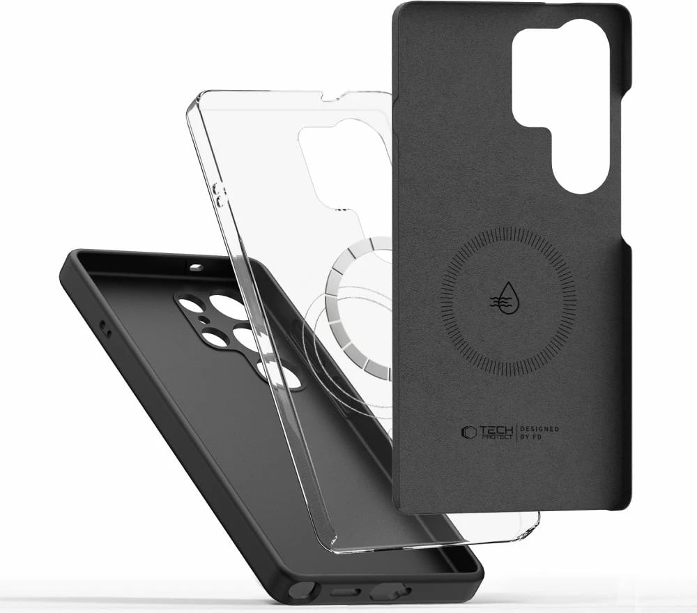 Mbështjellës Tech-Protect Liquid Silicone MagSafe për Samsung Galaxy S25 Ultra, Vjollcë