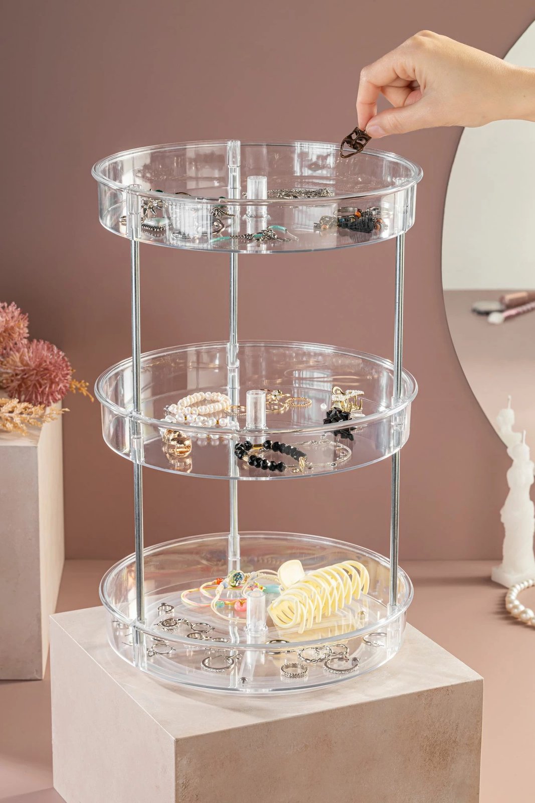 Organizues për make-up, transparent, CPLAS3
