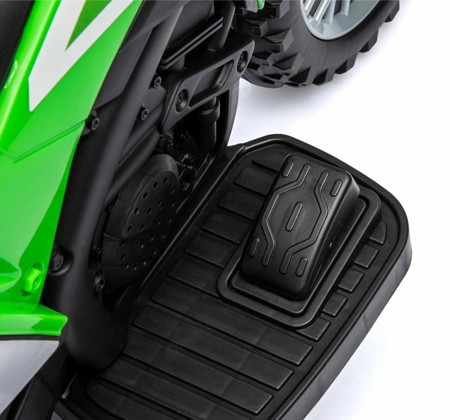 Moto elektrike për fëmijë, Milly Mally Honda CRF 450R, 6V 4.5Ah 30W, shpejtësi 2.5-3 km/h, kapacitet 25 kg, e gjelbër