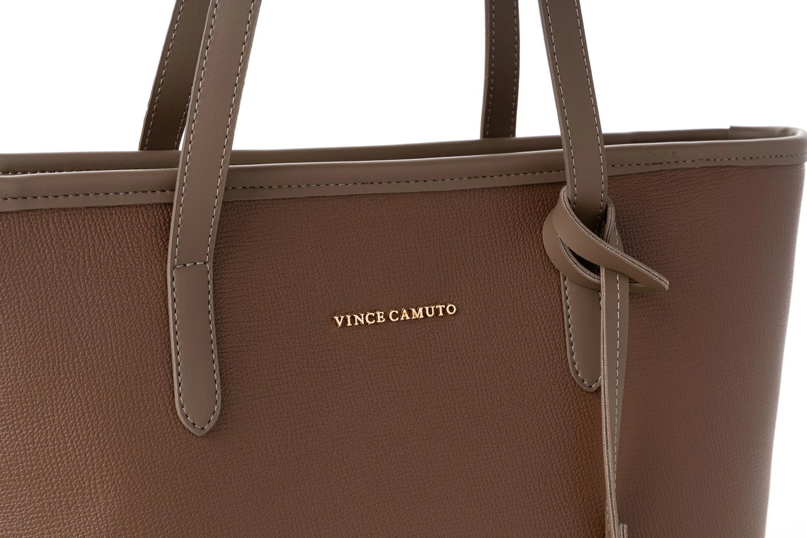 Torbë tote Vince Camuto, Taormina, ngjyrë mink e errët