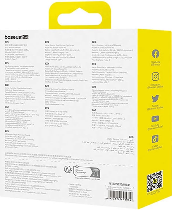 Kufje TWS Baseus Bowie M3, Bluetooth 5.3, IP64, kaltër