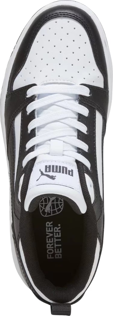 Këpucë për fëmijë Puma, të bardha të zeza