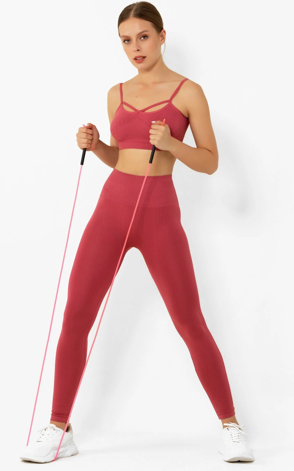 Tuta sportive ngjyrë trëndafili Jumeon, 001-001292