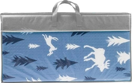 tapet lojërash palosës PLAYTO Les Vintage 200x150x1 cm, shkumë XPE, i papërthithshëm, i dyanshëm, gri