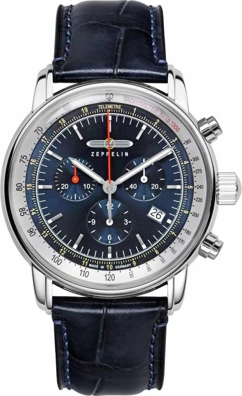 Orë dore për meshkuj Zeppelin, e kaltër