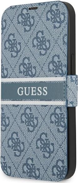 Mbështjellës Guess 4G Stripe për iPhone 13 Pro / 13 6.1", Blu