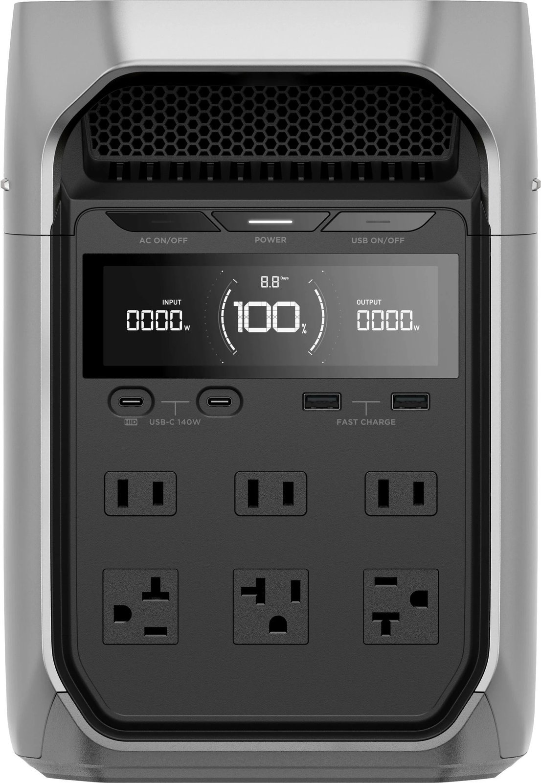 EcoFlow DELTA 3 Plus ka një kapacitet bazë prej 1024Wh