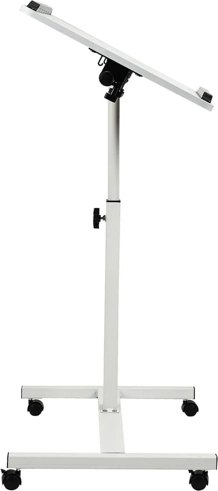 Tavolinë mobile Maclean MC-121 W, për laptop, rregullim lartësie 59-89cm, e bardhë