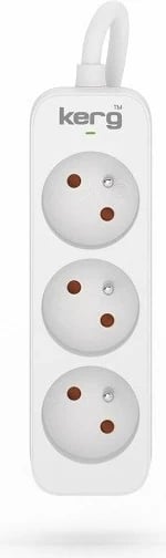 Shirit rryme KERG me 3 priza, 1.5m, 16A