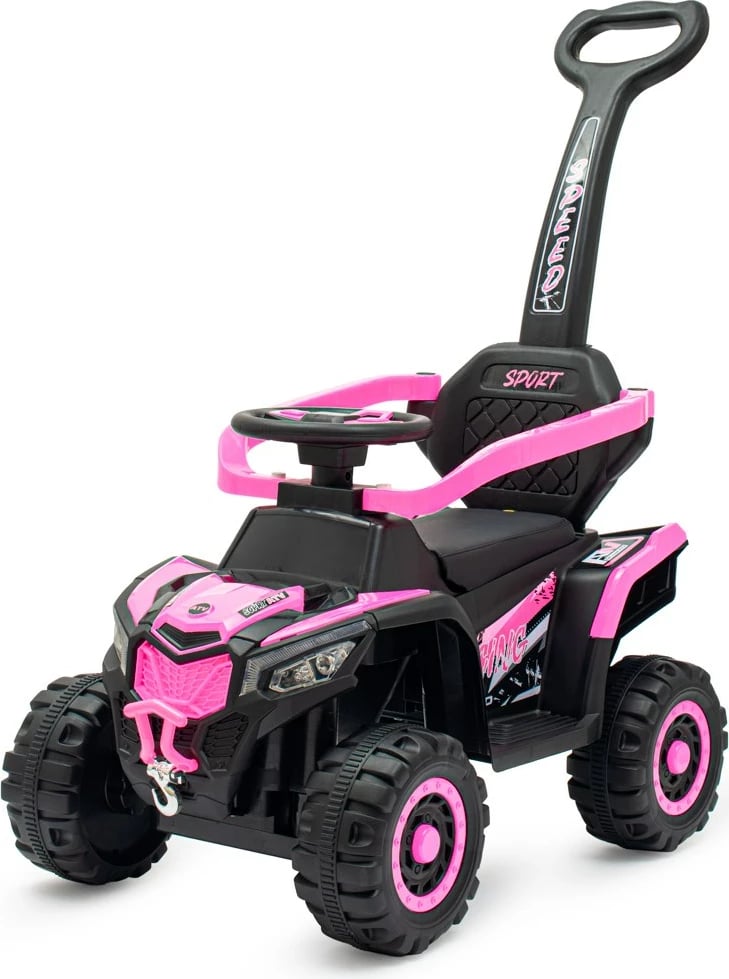 ATV lodër elektrik, Baby Mix Ruggy, 18W 6V, deri 30 kg, rozë