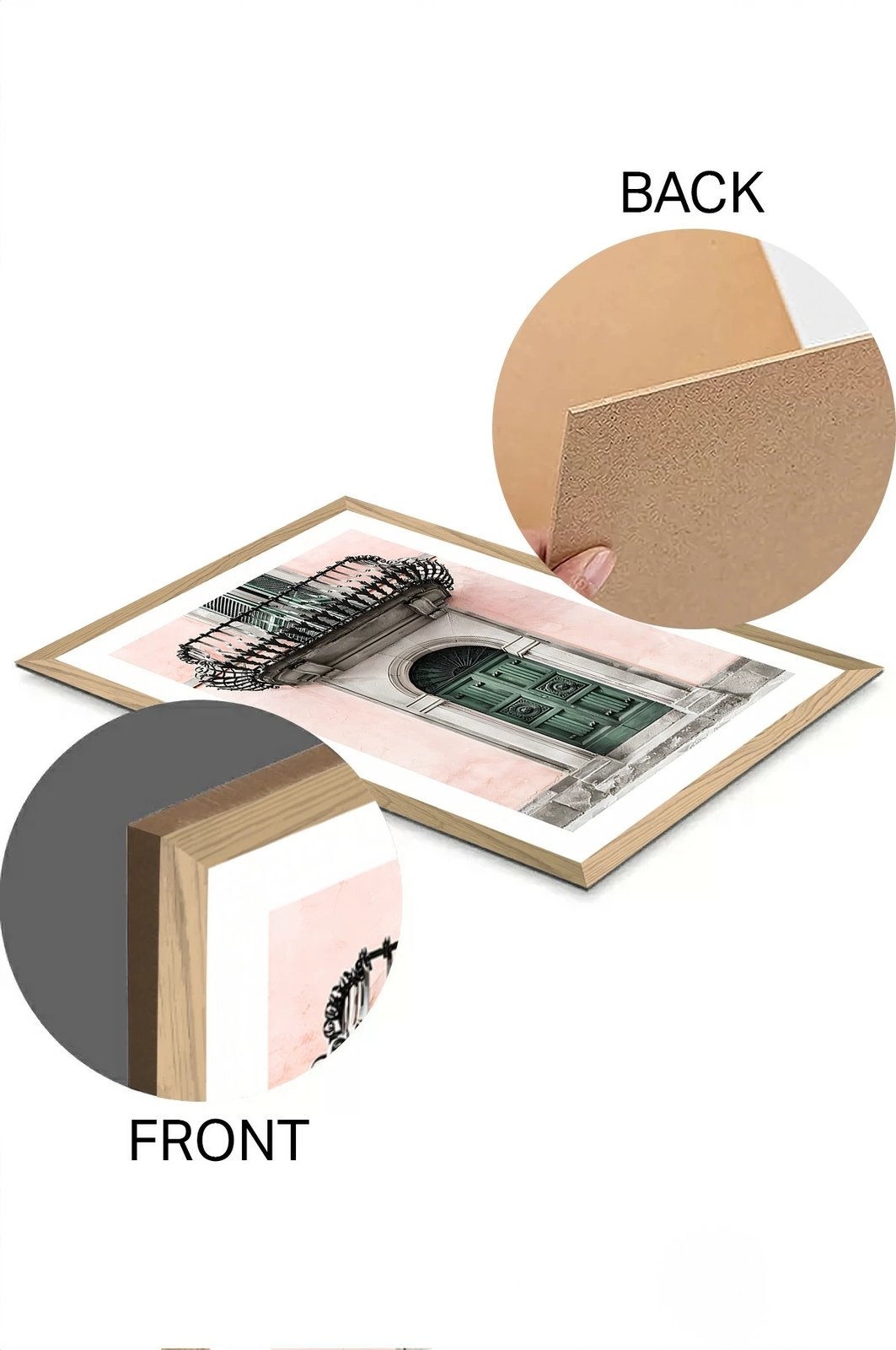 Pikturë dekorative, Wallity, Tekhammdf144, shumëngjyrëshe, 33x48cm