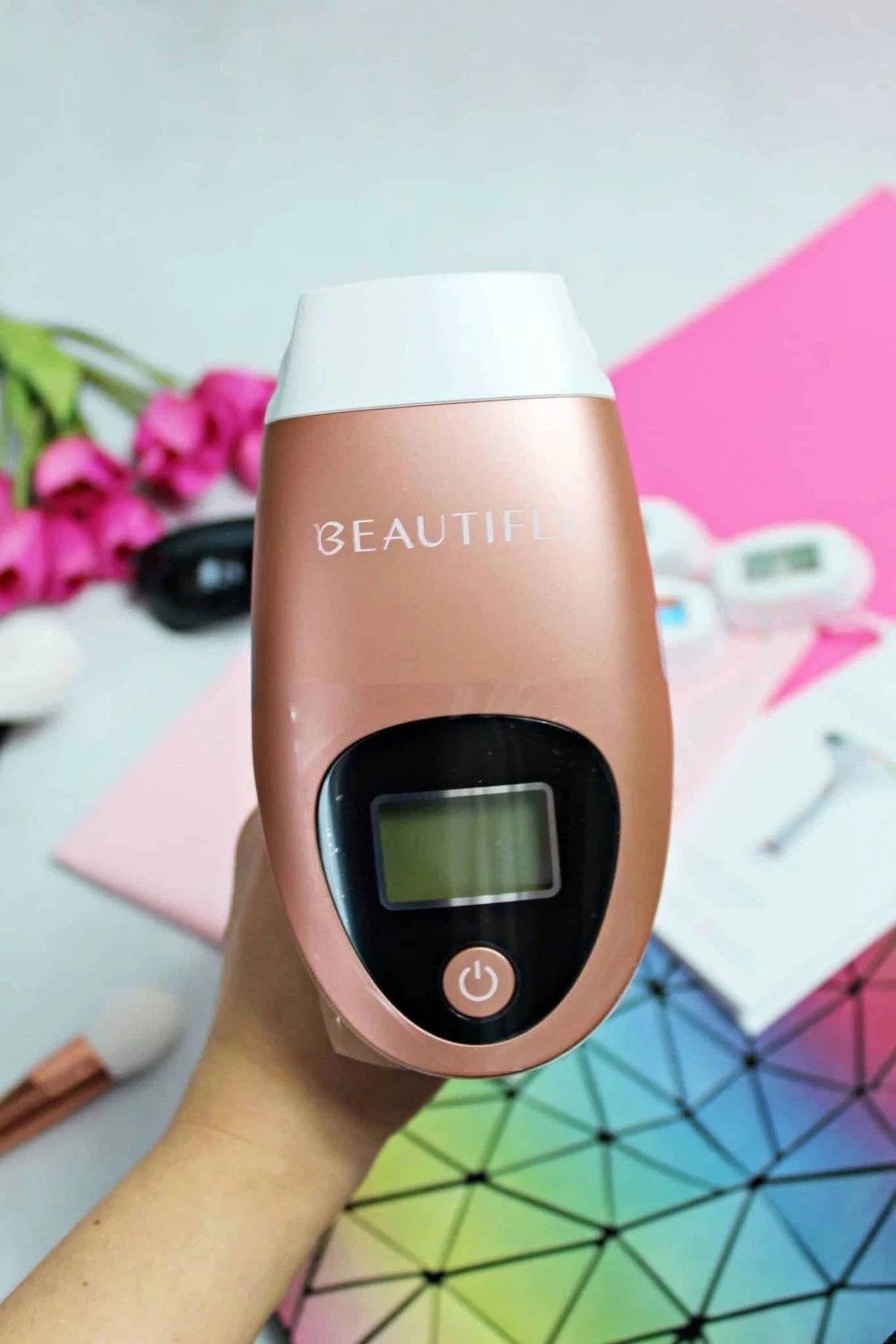 IPL depilator Beautifly B-Shine PRO, 500000 blic, 5 nivele, bardhë-ari