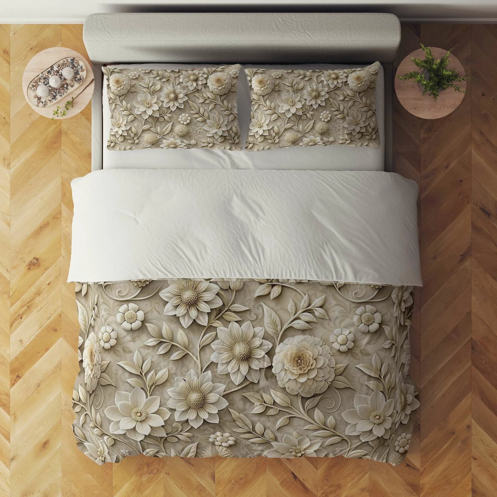 Set mbulesë për jorgan Super King, shumëngjyrëshe, L'essentiel, FLW_DVT25-1