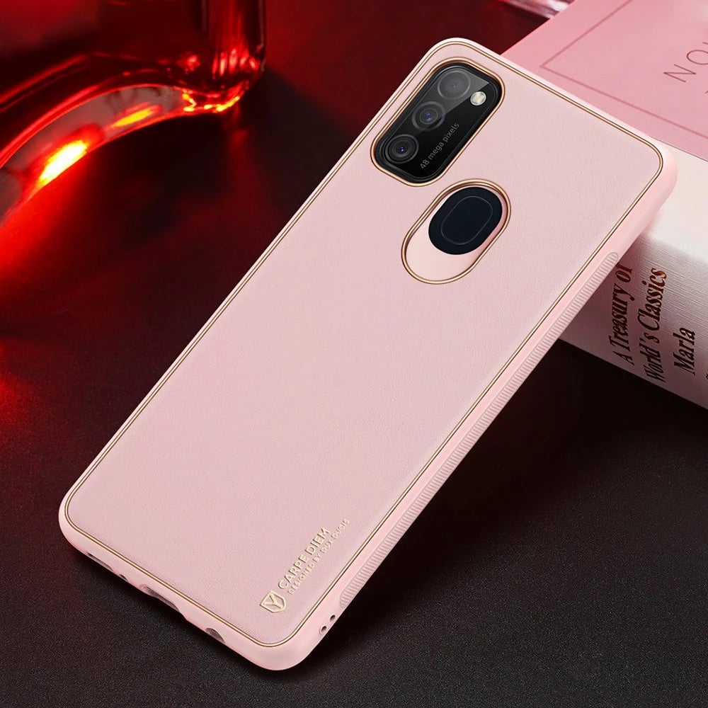 Mbështjellës Dux Ducis Yolo për Samsung Galaxy M30s, rozë