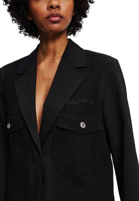 Jakne femra Karl Lagerfeld Jeans e zezë