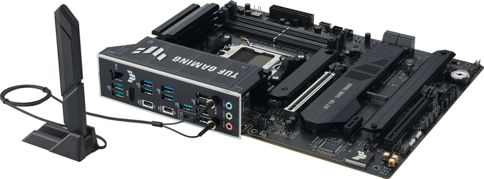 Pllakë amë ASUS TUF GAMING X870E-PLUS WIFI7, Socket AM5, ATX, Gri