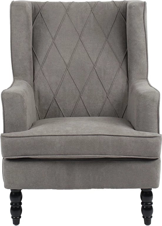 Fotel Efficient, material gri-e zezë, 72x97x100cm