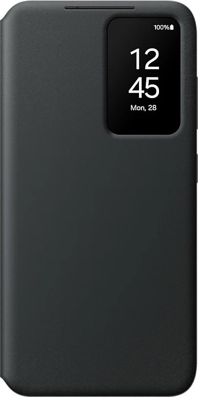 Mbështjellës Samsung Smart View Wallet Case për Galaxy S24, i zi