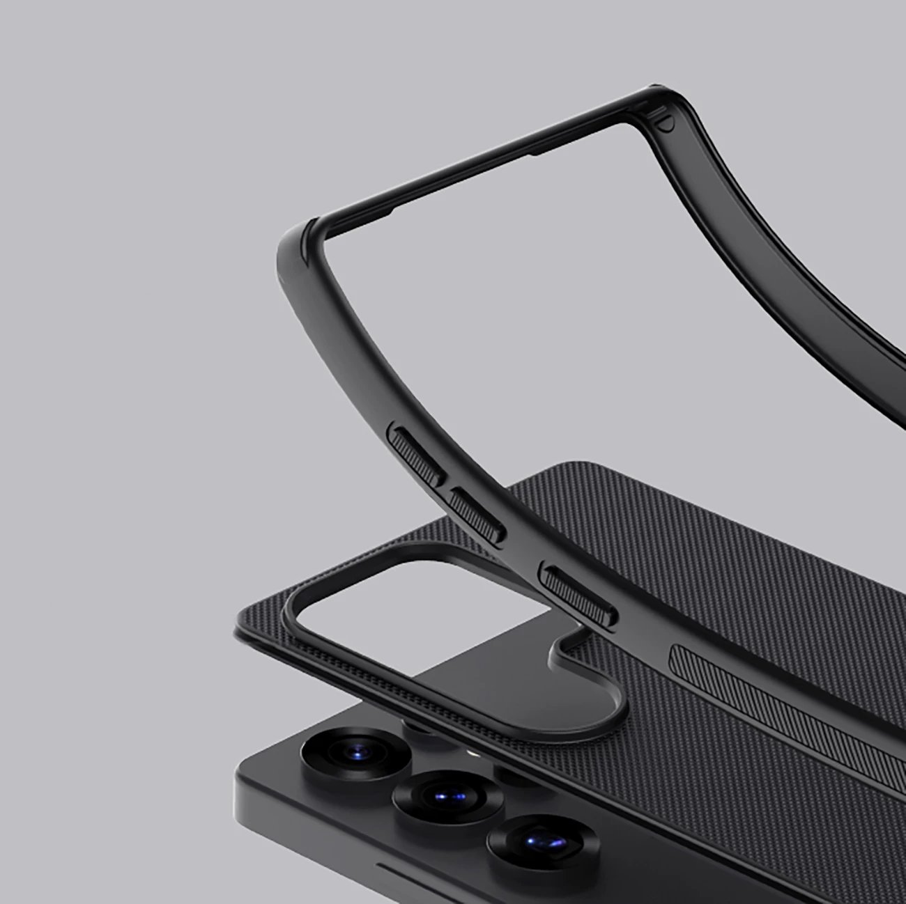 Mbështjellës Nillkin Super Frosted Shield Pro Magnetic për Samsung Galaxy S25 Ultra, MagSafe, i zi