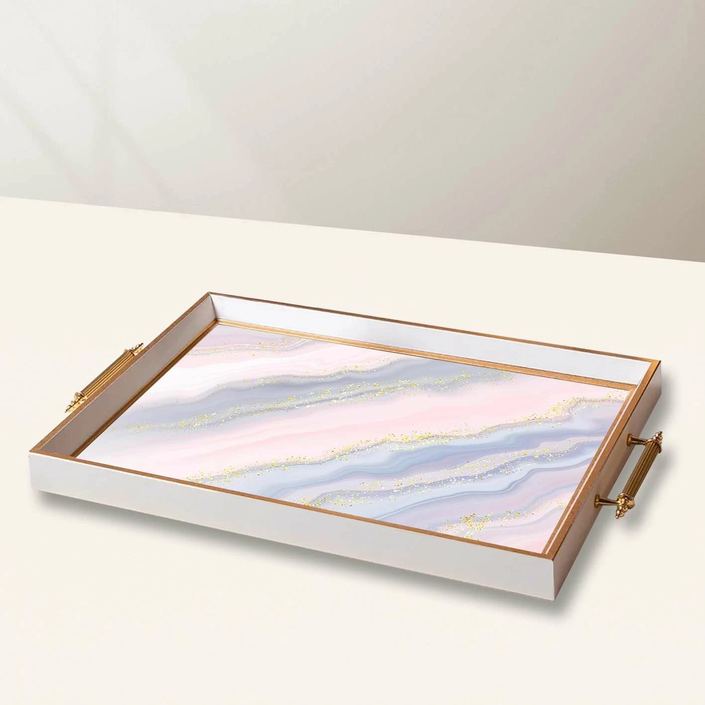 Tabaka xhami Aberto Design, shumëngjyrëshe, TPB10024, 50x29x3.5cm