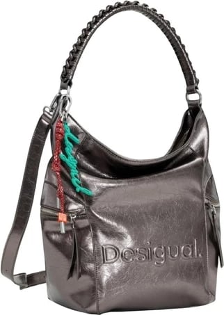Çantë Desigual femra, gri