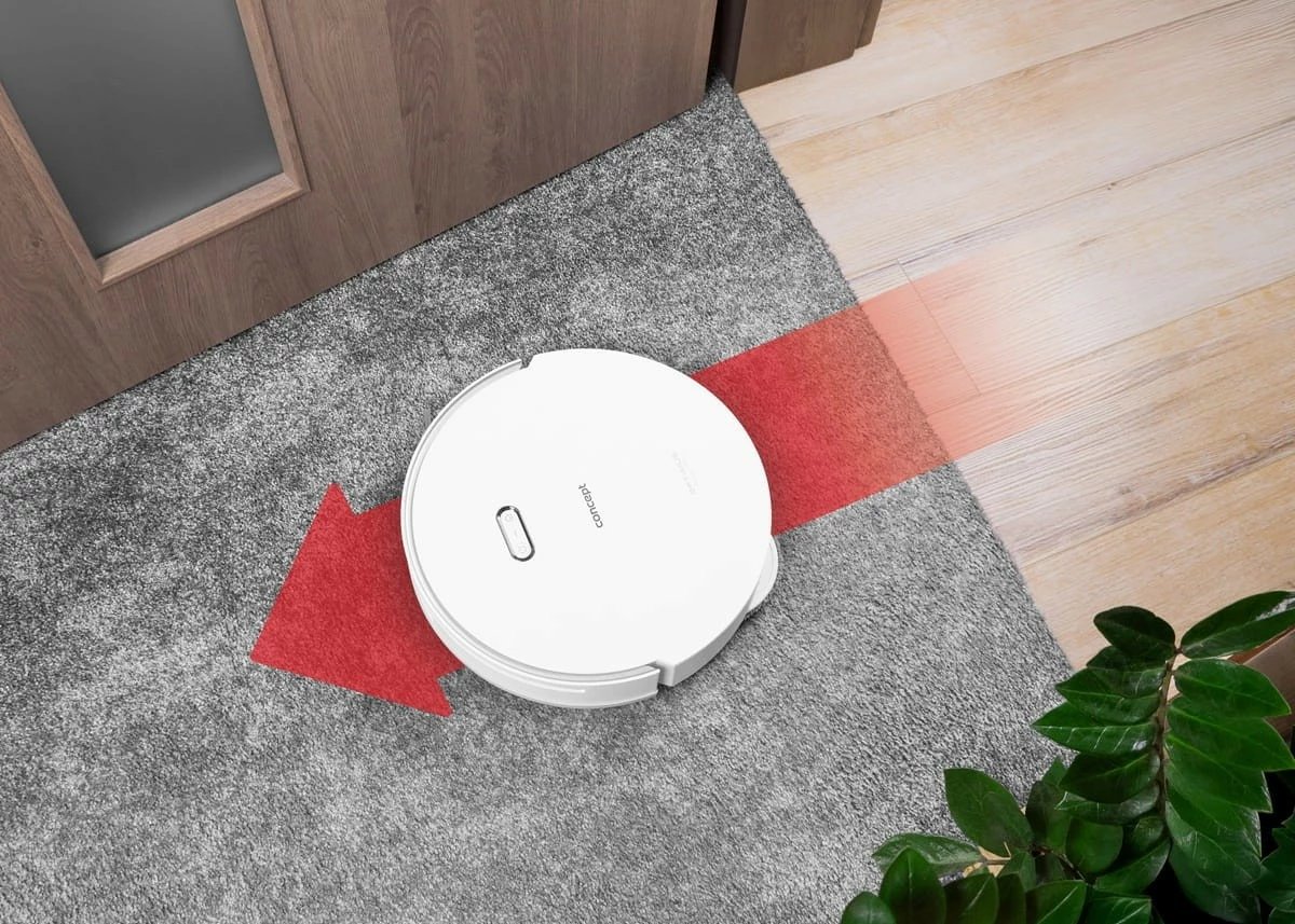 Robot fshesë-mop 2-në-1 Concept VR4050, 5000 Pa, bateri 270 min, rezervuar 300 ml, laser 3D, i bardhë