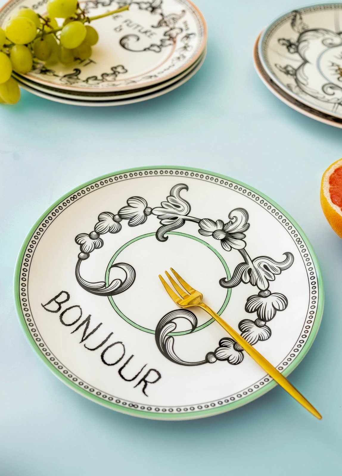 Set pjatash për ëmbëlsira (6 copë), Hermia, DNR0055