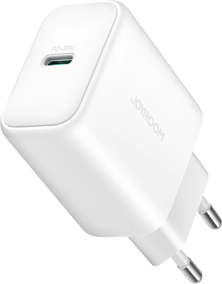 Karikues muri Joyroom JR-TCF24 30W PD/PPS/QC 1x USB-C prizë EU, i bardhë