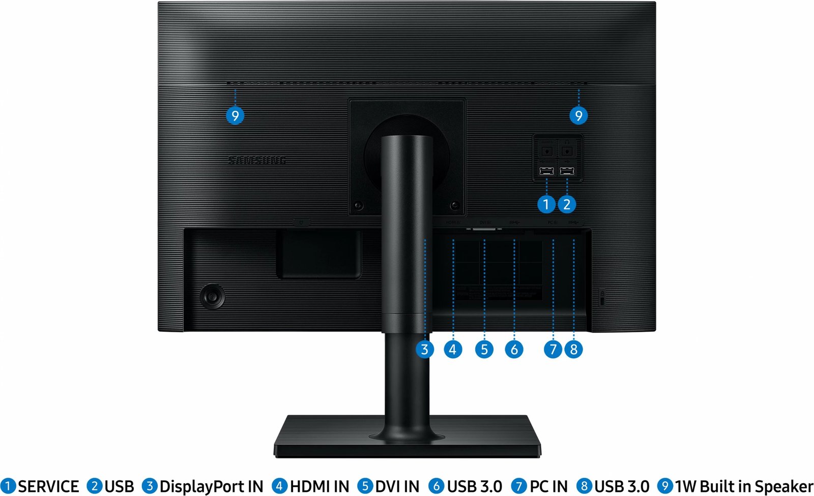 Monitor Samsung T45F, 24", 1920 x 1200, LCD, i zi