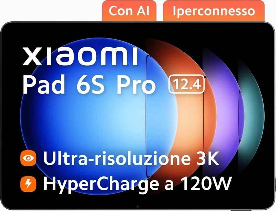 Tablet Xiaomi Pad 6S Pro 8/256GB 12.4’ WiFi Gri