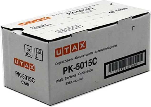 Toner Utax PK-5015C (1T02R7CUT0) origjinal, rendiment 2400–4400 faqe, cyan