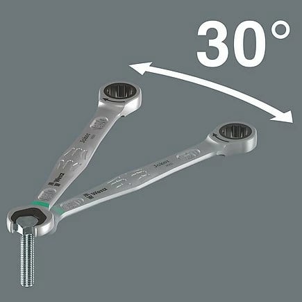 Set çelësa racë Wera Joker 6000, 11 copë, inox, me mbajtës