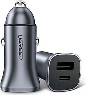 Karikues veture Ugreen 30780, USB C, PD 18W, Quick Charge 4, i zi