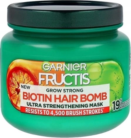 Fruc.Masq.Grow Strong Hair Bomb Fiber Mask 320Ml