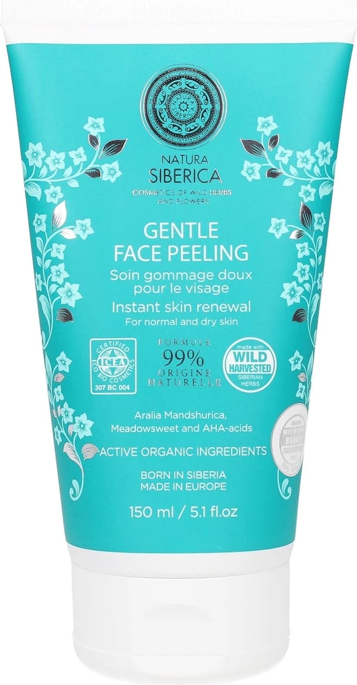 Peeling për fytyrë unisex Natura Siberica Gentle, 150ml
