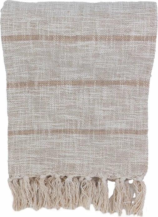 Mbulesë dekorative SUNAY, bezhë, 130x170, material tekstili