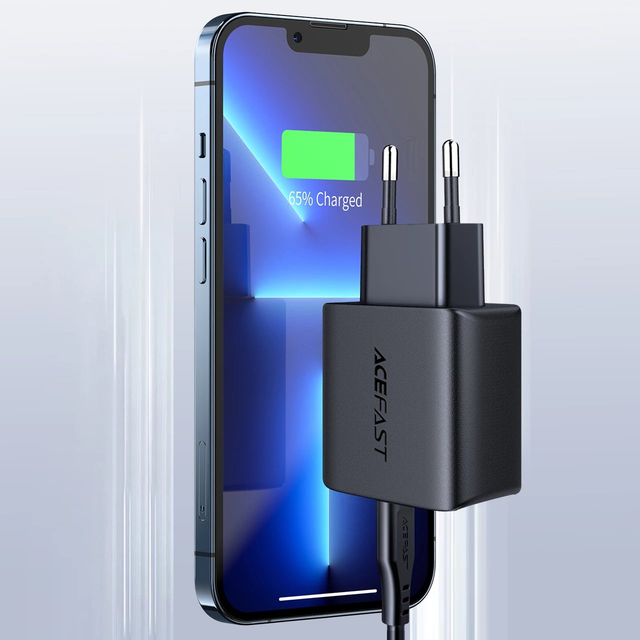 Karikues i shpejtë Acefast A1, USB Type-C, 20W, i bardhë