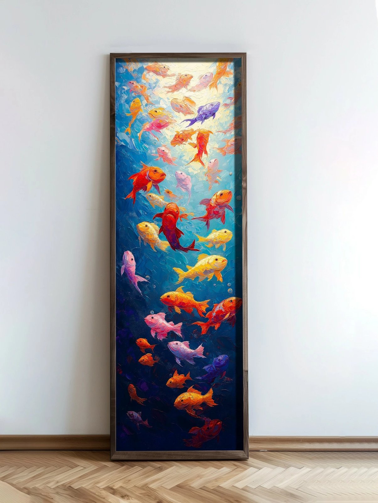 Pikturë dekorative me kornizë MDF, shumëngjyrëshe, Wallity, EMR095