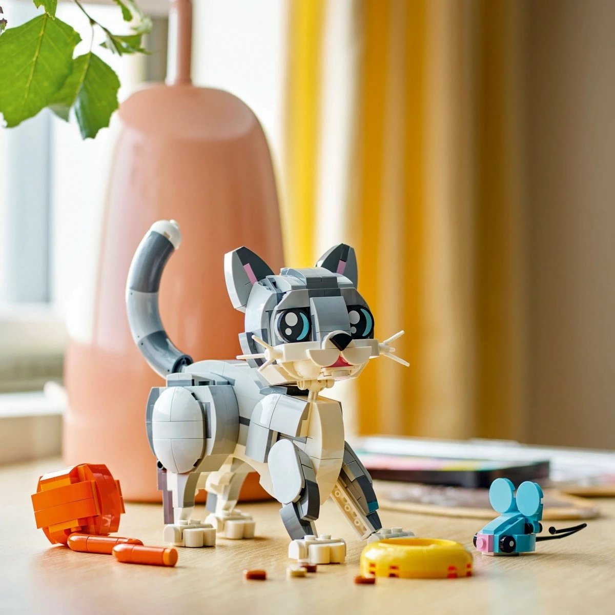 Set LEGO Creator 3-në-1, Playful Cat 31163, 407 pjesë, plastikë