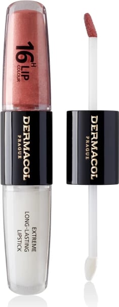 Buzëkuq i lëngshëm Dermacol 16H Longlasting, No.05, 4ml+4ml