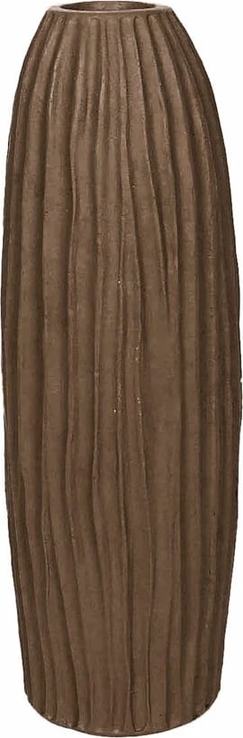 Vazo Athena, ngjyrë kafe, 18x18x45 cm