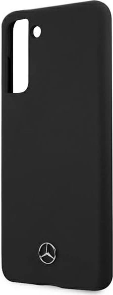 Mbështjellës Mercedes MEHCS21MSILBK për Samsung Galaxy S21+, Silicone Line, i zi